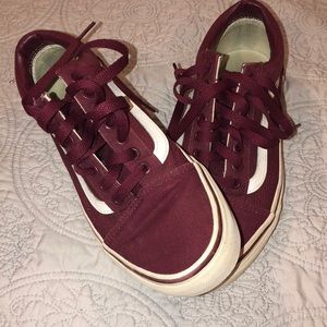 Maroon Vans